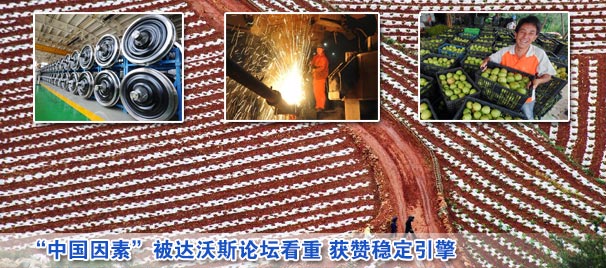 "中國因素"被達(dá)沃斯論壇看重 獲贊穩(wěn)定引擎