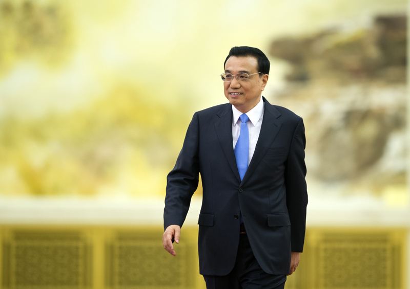 3月15日，國務(wù)院總理李克強(qiáng)在北京人民大會堂與中外記者見面，并回答記者提問。新華社記者 謝環(huán)馳 攝