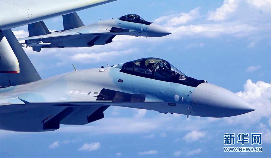 （圖文互動）（2）空軍發(fā)布宣傳片展現(xiàn)殲-20、蘇-35、轟-6K海上新航跡
