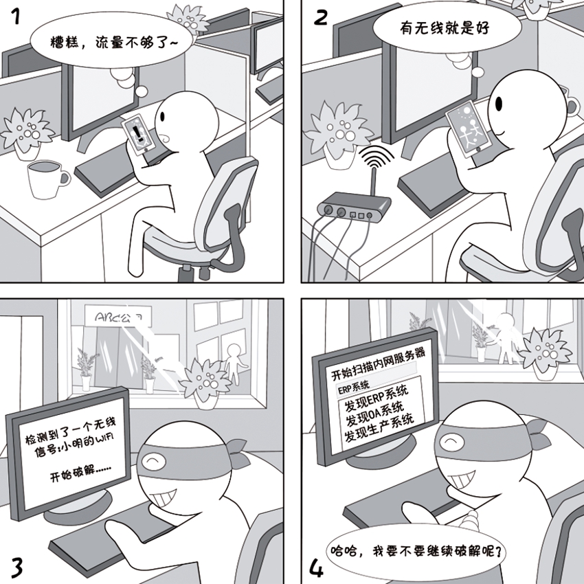 2018國(guó)家網(wǎng)絡(luò)安全宣傳周系列動(dòng)漫①丨還在“蹭”免費(fèi)WiFi？這些安全風(fēng)險(xiǎn)告訴你真能嚇一跳