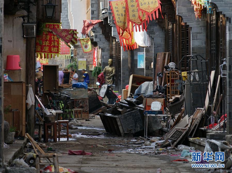 （關(guān)注“利奇馬”·圖文互動(dòng)）（2）古城洪災(zāi) 八方馳援——洪水災(zāi)害下的浙江臨?，F(xiàn)場(chǎng)目擊
