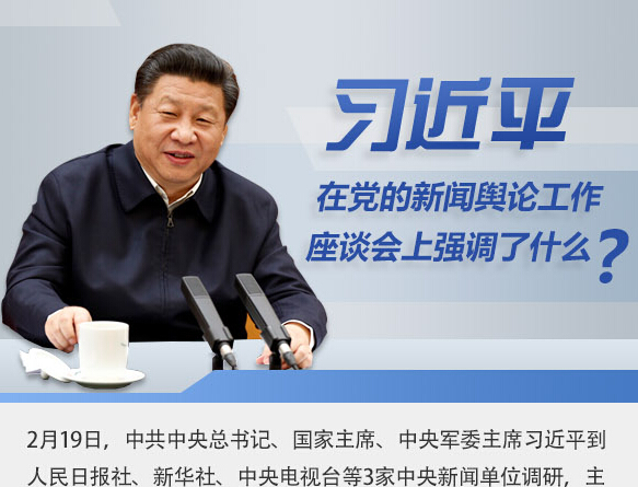 習(xí)近平在黨的新聞輿論工作座談會上強(qiáng)調(diào)了什么？