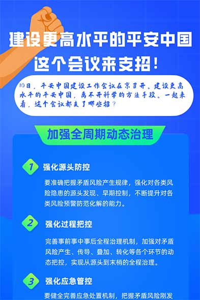 建設(shè)更高水平的平安中國 這個會議來支招！