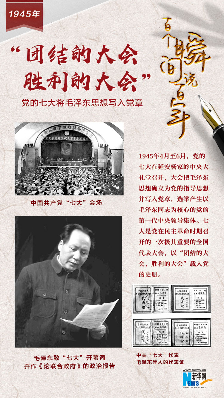 1945，“團(tuán)結(jié)的大會(huì)，勝利的大會(huì)”