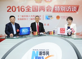 胡云騰、王建業(yè)做客新華網(wǎng)
