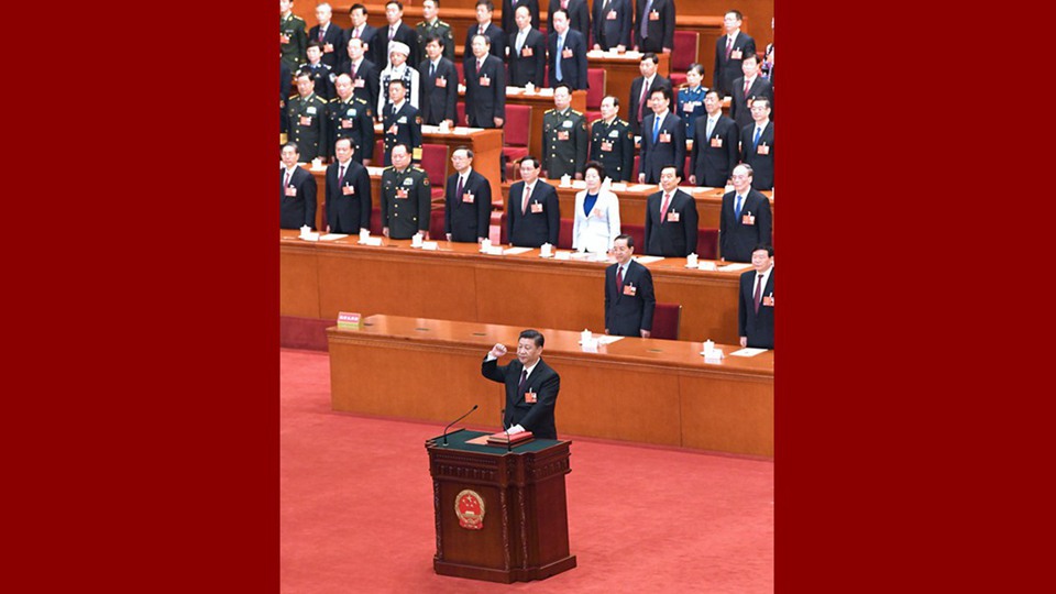 習(xí)近平當(dāng)選國(guó)家主席、中央軍委主席