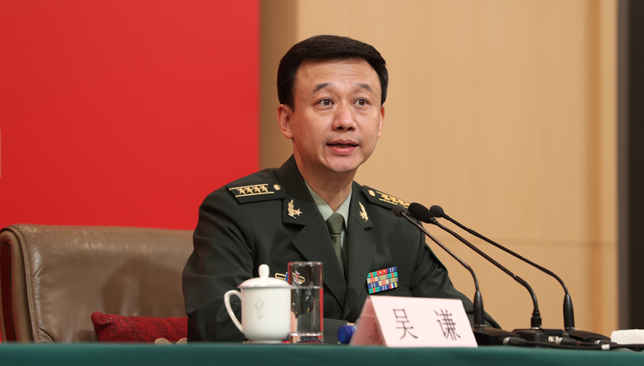 國(guó)防部新聞局局長(zhǎng)、國(guó)防部新聞發(fā)言人吳謙大校介紹相關(guān)情況