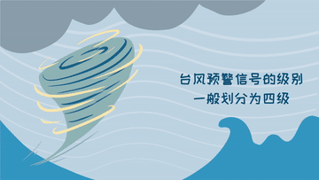 科畫丨不同顏色臺風(fēng)預(yù)警的含義，你看懂了嗎？