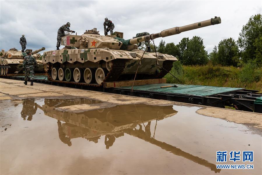 （國際）（3）我軍赴俄參加“國際軍事比賽-2020”裝備運(yùn)抵比賽場(chǎng)地