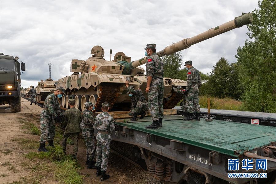 （國際）（5）我軍赴俄參加“國際軍事比賽-2020”裝備運(yùn)抵比賽場(chǎng)地