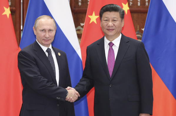 習近平會見俄羅斯總統(tǒng)普京