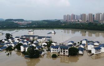 重慶長江、嘉陵江、涪江洪水過境