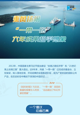 乘風(fēng)揚(yáng)帆！“一帶一路”六年成果超乎想象