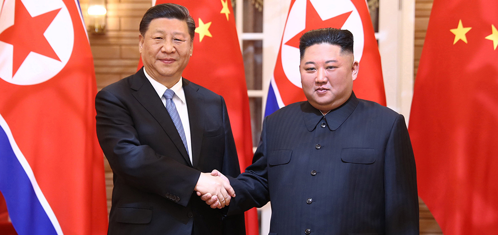 習(xí)近平同朝鮮勞動(dòng)黨委員長(zhǎng)、國務(wù)委員會(huì)委員長(zhǎng)金正恩舉行會(huì)談