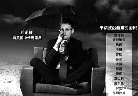 美施壓，斯諾登“搶手”成“燙手”